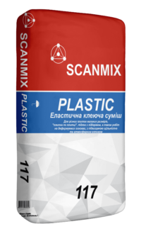 Клей для плитки SCANMIX PLASTIC 117 25 кг